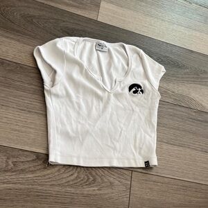 Iowa Hawkeyes Hype and Vice Cropped Women’s Top